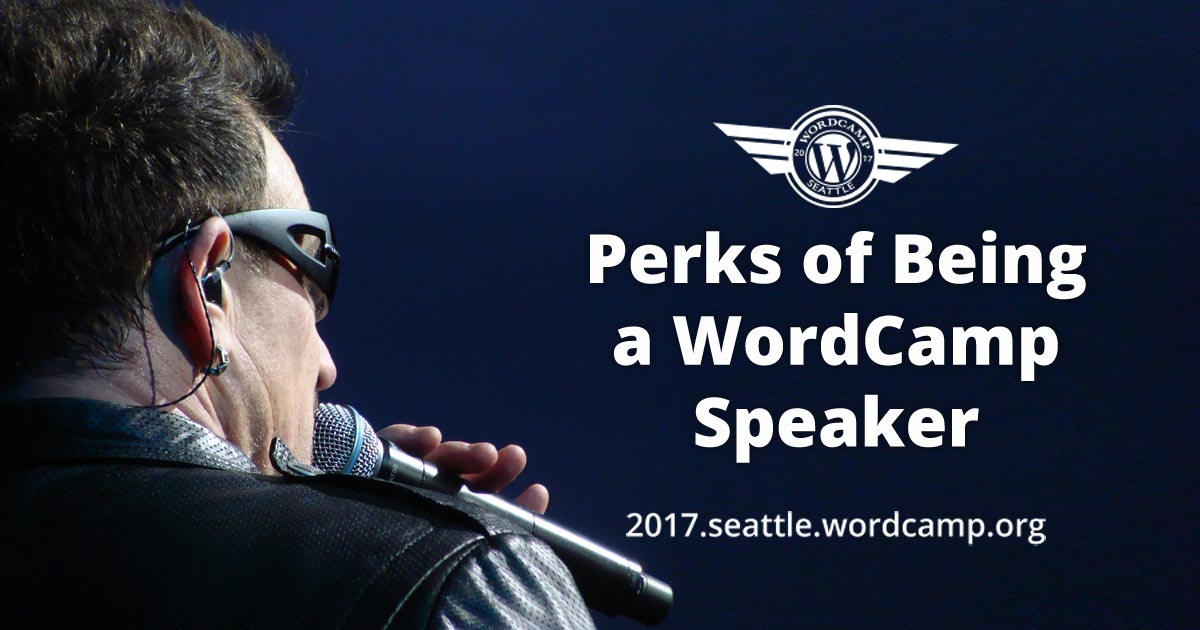 Perks of Being a WordCamp Speaker